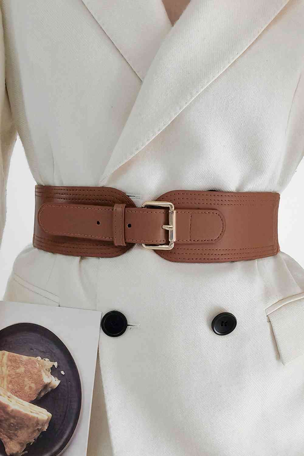 Elastic Wide PU Belt