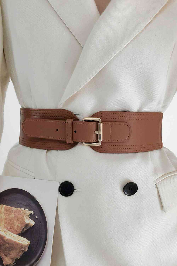 Elastic Wide PU Belt