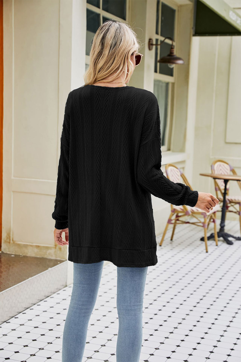 Long Sleeve Pocketed Cardigan