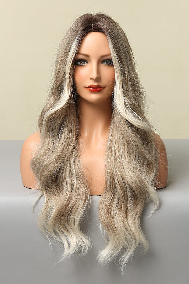 Full Machine Made Long Wave Wigs 26''