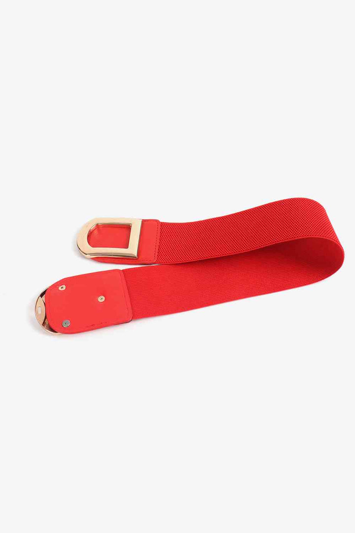 Double D Buckle PU Belt