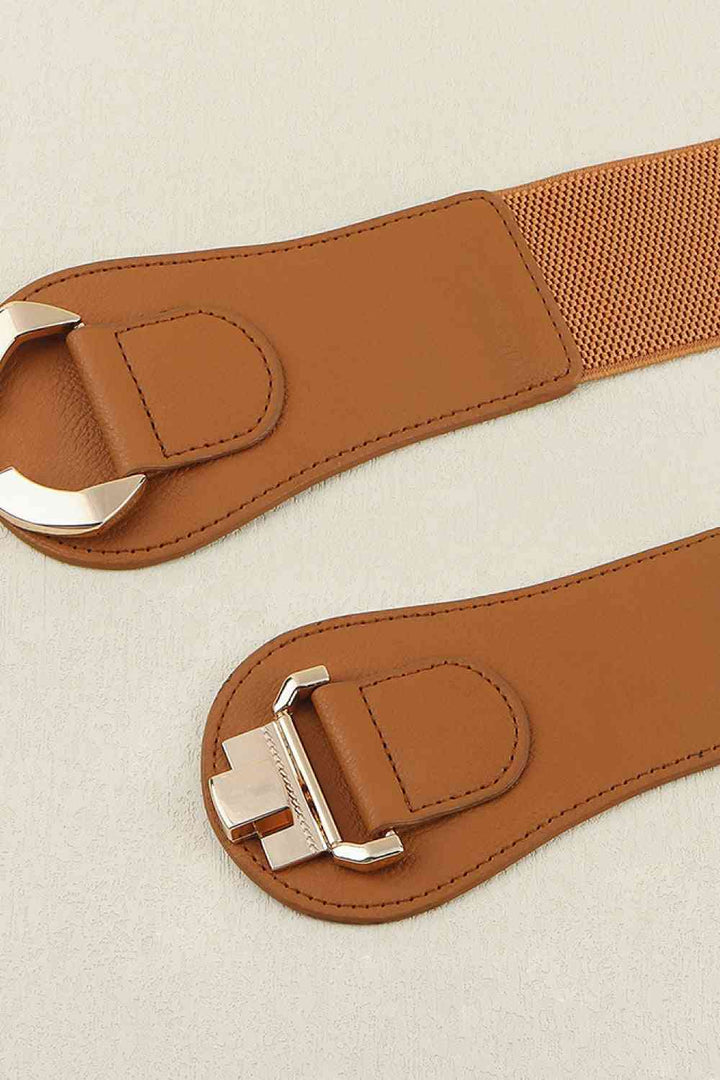 Alloy Buckle Elastic Belt