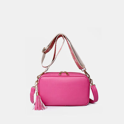 Tassel PU Leather Crossbody Bag