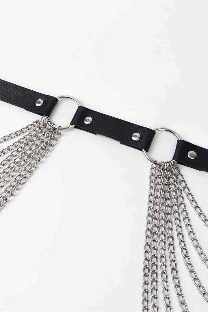 PU Belt with Chain