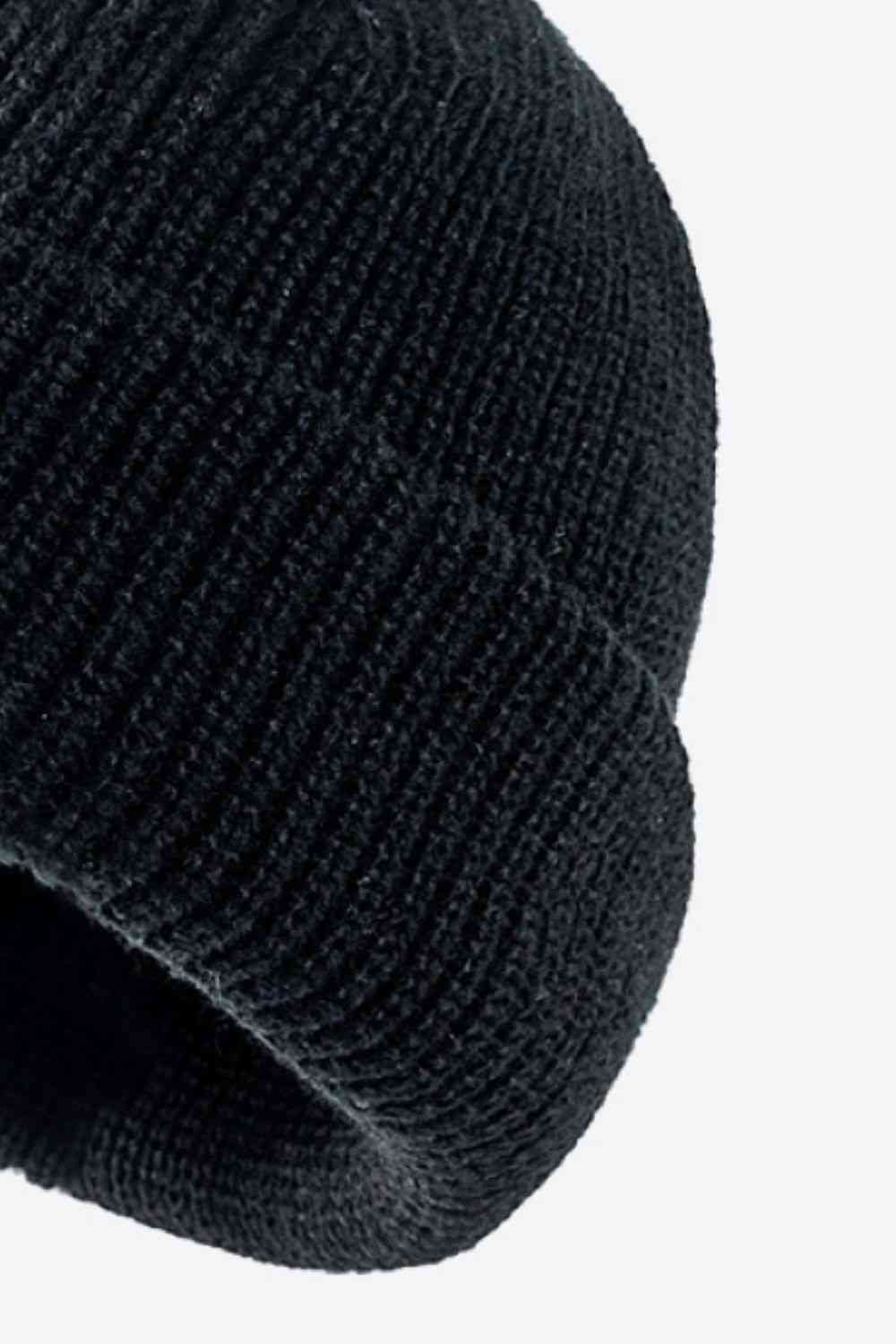 Calling For Winter Rib-Knit Beanie