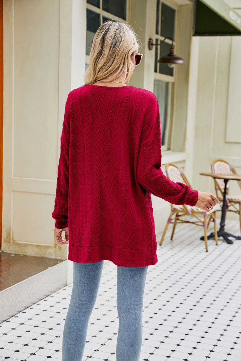 Long Sleeve Pocketed Cardigan