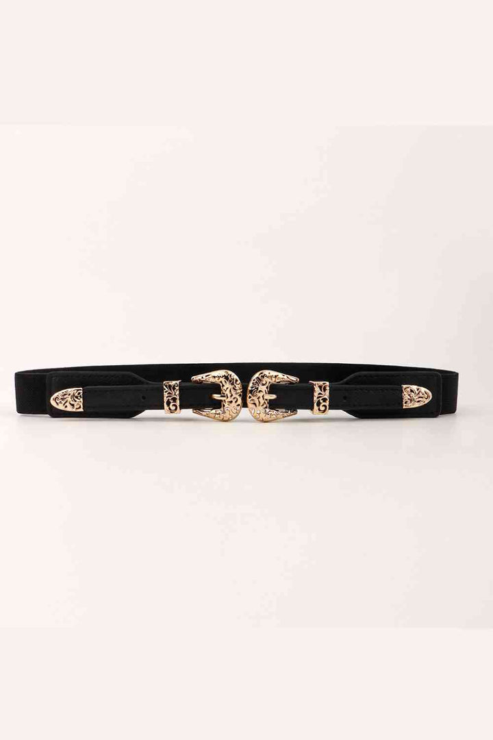 Double Buckle Elastic Belt