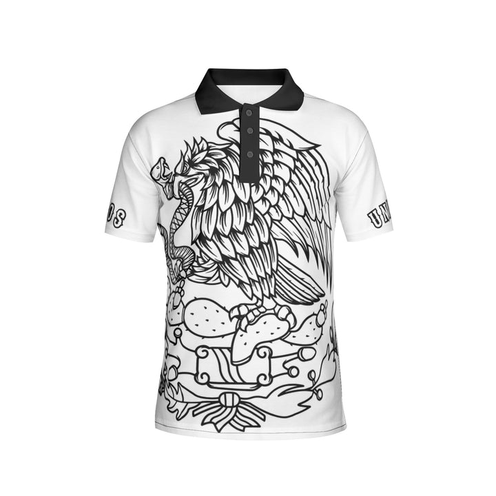 “Unidos” Print Polo Shirt