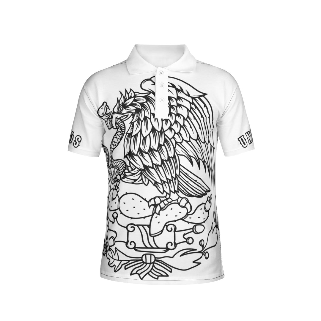 “Unidos” Print Polo Shirt