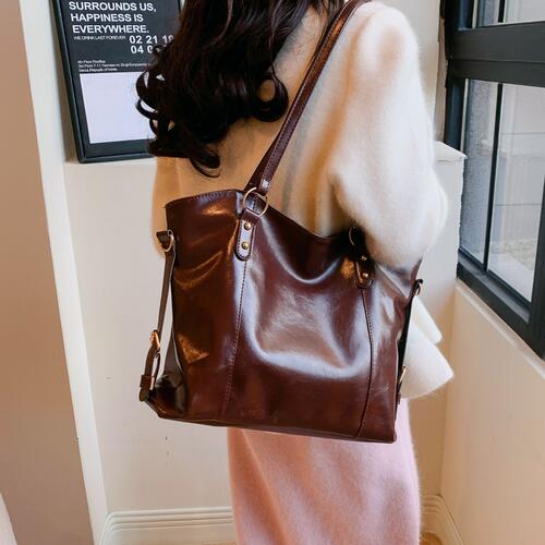 PU Leather Tote Bag